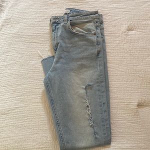 Zara ripped jeans